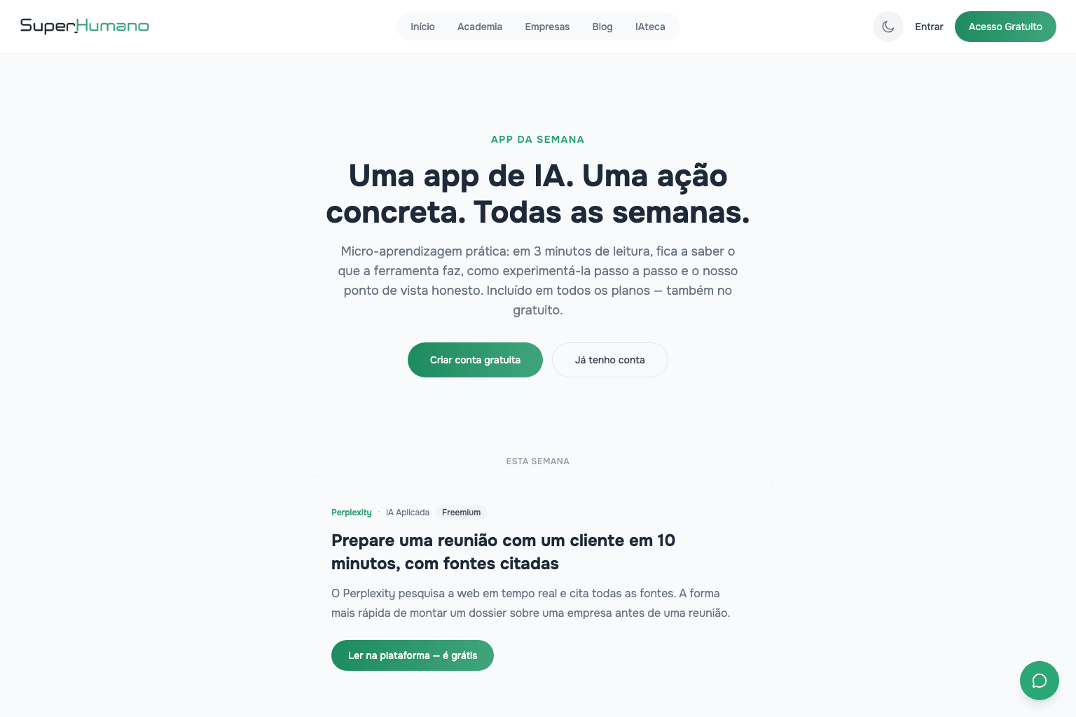 App da Semana